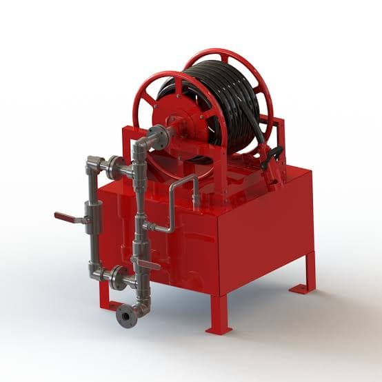 Hose Reel with Foam Tank